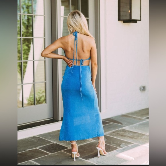 Cobalt Blue Dress - Picture 2 of 2